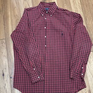 Polo Ralph Lauren Red and Black Plaid Shirt